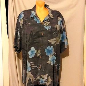 Tommy Bahama floral silk shirt